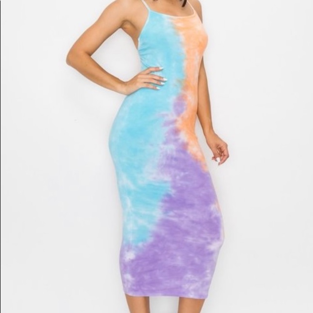 Tie dye dress.